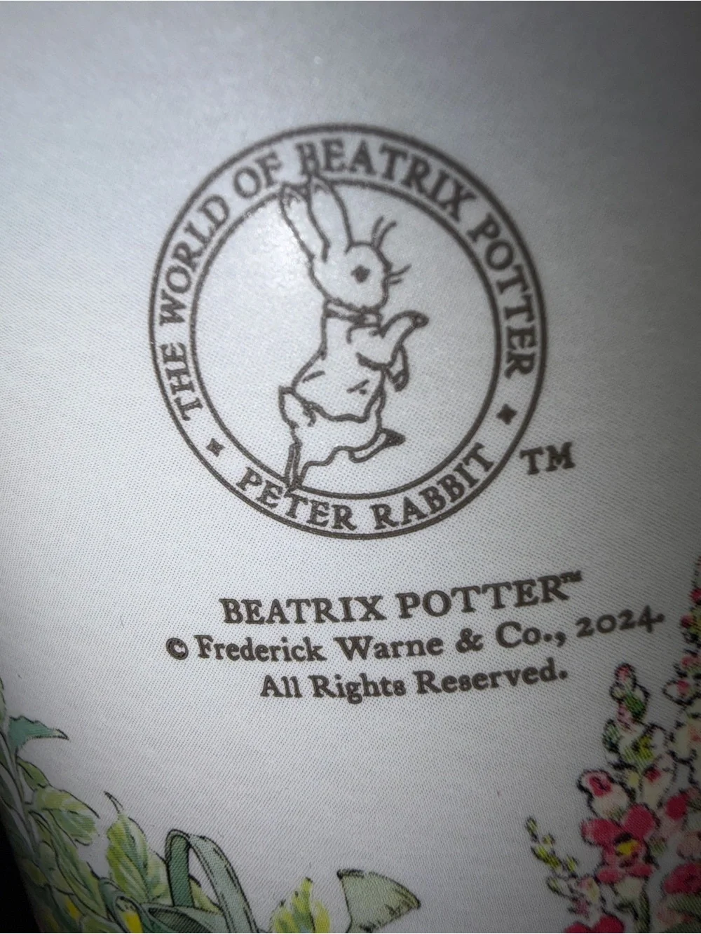 Goose Creek Peter Rabbit Pink Peonies Scented Candle - Pink with Gold Lid